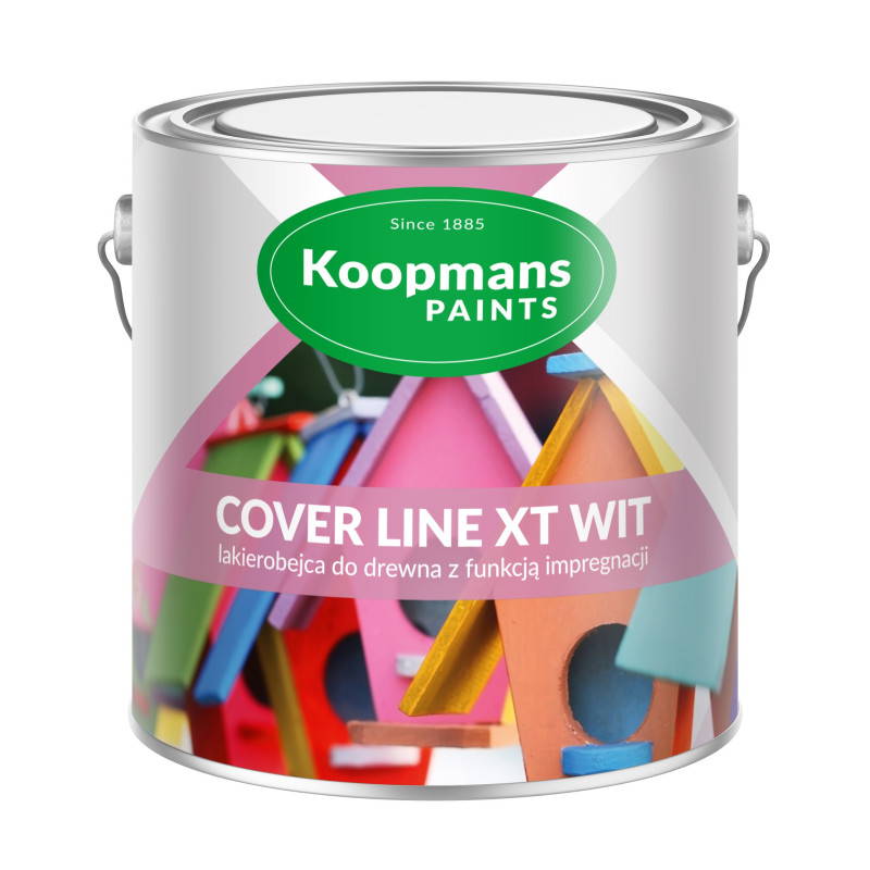 Cover Line XT WIT lakierobejca do drewna z funkcją impregnacji (Standardowe kolory kryjące)